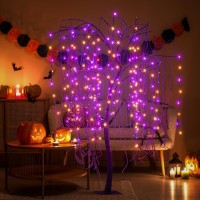 Lightshare 7 Feet Halloween Willow Tree 256 Led Lights For Home Festival Nativity Party And Christmas Decoration Includes Sp