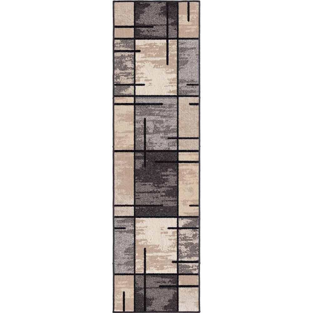 Orian American Heritage Armada Charcoal Runner Rug (1'11