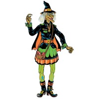 Beistle Vintage Halloween Jointed Witch