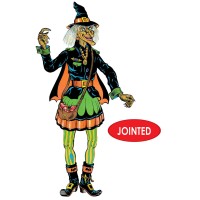 Beistle Vintage Halloween Jointed Witch