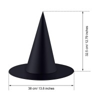 Gejoy 10 Pieces Halloween Decorations Witch Hat Hanging Witch Hat With 246 Feet Hanging Rope Accessory For Halloween Party Multi