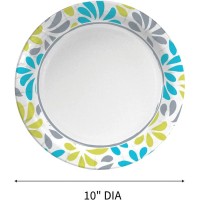 Genuine Joe GJO10319CT Printed Paper Plates