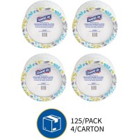 Genuine Joe GJO10319CT Printed Paper Plates