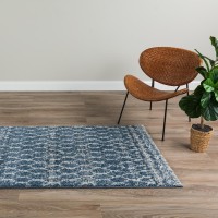 Reston 33 Blue 8X10 Area Rug