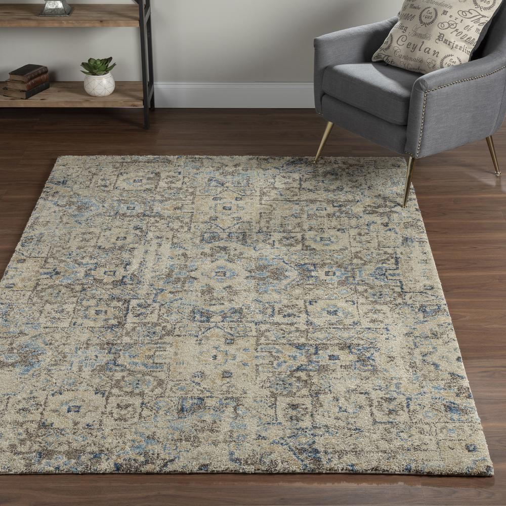 Tobin 43 Blue 33X53 Area Rug