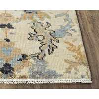 Alora Decor Abby 10 x 14 BeigeBrownBlueGray Hand Knotted Area Rug