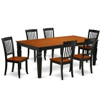 Dining Room Set Black Cherry LGDA7BCHW