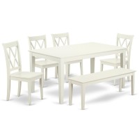 Dining Room Set Linen White CACL6LWHW