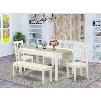 Dining Room Set Linen White CACL6LWHW