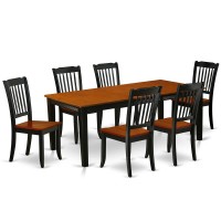 Dining Room Set Black Cherry QUDA7BCHW