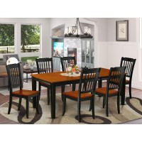 Dining Room Set Black Cherry QUDA7BCHW