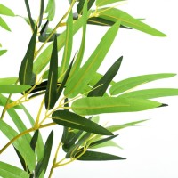 vidaXL 59 Green Artificial Bamboo Plant with Pot Realistic and Low Maintenance Decoration Perfect for Your Home or Office