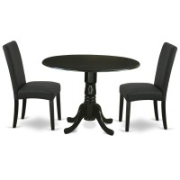 Dining Room Set Black DLDR3BLK24