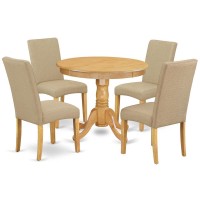 Dining Room Set Oak ANDR5OAK16