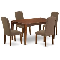 Dining Room Set Mahogany CAEN5MAH18