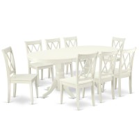 Dining Room Set Linen White VACL9LWHW