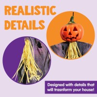 Joyin 3 Pack 35 Hanging Ghosts Witch Pumpkin Decor Hanging Halloween Decorations Outdoor Halloween Decor Scary Flying Witch