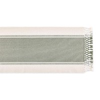 Dii Dobby Stripe Woven Table Runner, 13X72 (13X77.5, Fringe Included), Artichoke