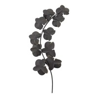 Stratton Home Dcor Stratton Home Decor Matte Black and Gold Metal Orchids Wall Dcor 1516 W X 217D X 3661H