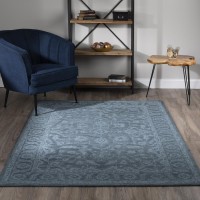 Harlow 33 Blue 5X76 Area Rug