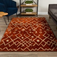 Calabar 42 Rust 8X10 Area Rug