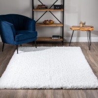 Alpha 31 White 8X10 Area Rug