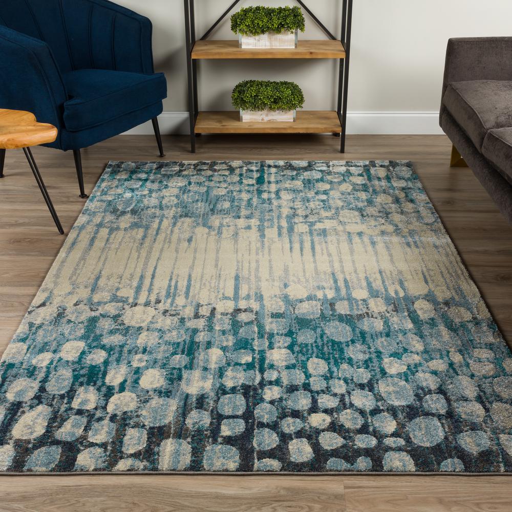 Atlas 33 Blue 96X132 Area Rug