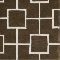 Optics 33 Brown 36X56 Area Rug