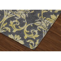 Lemans 33 Yellow 53x77 Area Rug