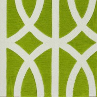 Optics 34 Green 8X10 Area Rug