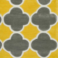 Optics 31 Yellow 36X56 Area Rug