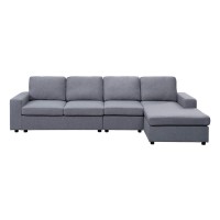 Lilola Home Lhf818022 Sectional Grey