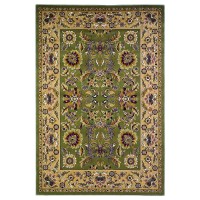 Homeroots Decor 910Inch X 132Inch Polypropylene Greentaupe Area Rug