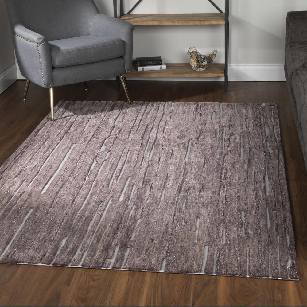 Dazzle 32 Eggplant 5X76 Area Rug