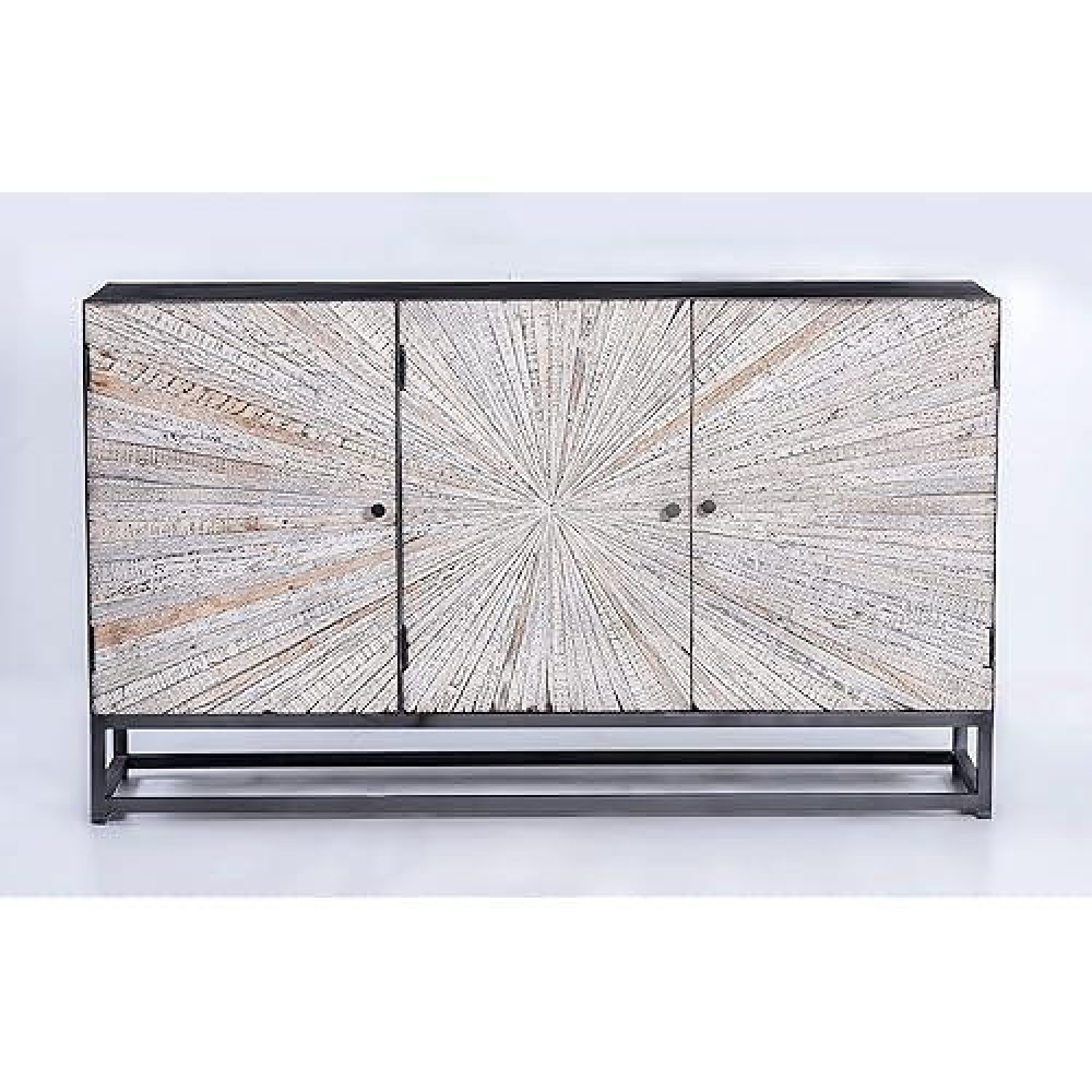 Jofran Inc. Reclaimed Wood Astral Plains 3 Door Accent Cabinet