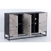 Jofran Inc. Reclaimed Wood Astral Plains 3 Door Accent Cabinet