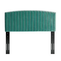 Modway Rebecca Performance Velvet California King Headboard, Teal