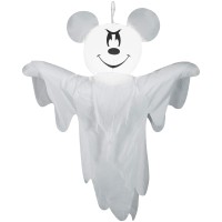 Disney 220933 Hanging Sm Halloween 4 Mickey As Ghost Airblown Inflatable White