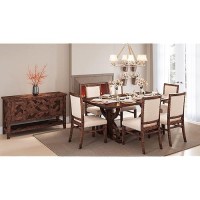 Jofran Inc. Fairview Rustic Trestle Dining Table