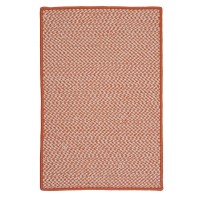 Colonial Mills Outdoor Houndstooth Tweed Orange 7 Square