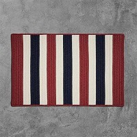 Colonial Mills Portico Patriotic Stripe 5 Square