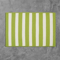 Colonial Mills Stripe It Bright Lime 11 Square