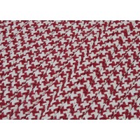 Colonial Mills Outdoor Houndstooth Tweed Sangria 5 Square