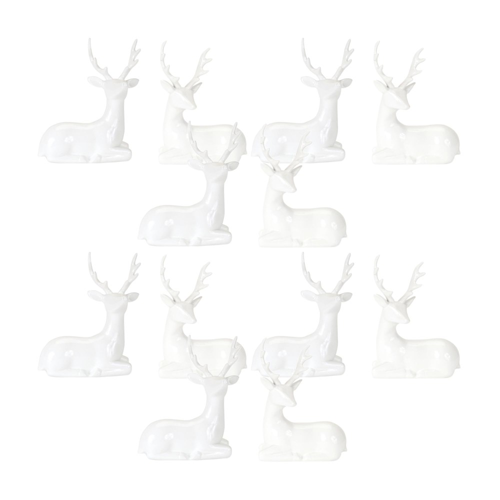 Deer Figurine Set of 12