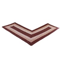 Better Trends Country Braid Collection is Durable and Stain Resistant Reversible Indoor Area Utility Rug 100 Polypropylene in V