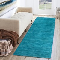 Rafia RF100 Cobalt 23 x 76 Runner Rug