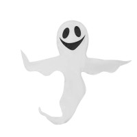 Ccinee Peek A Boo Hanging Ghost 50 X 53 Large Spooky Outdoor Decoration For Halloween Party Lawn Patio Haunted House Props S