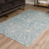 Fairfax AFX37GL5X8 Blue Area Rug