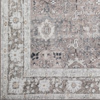 Kensington AKE39FO5X8 Gray Area Rug