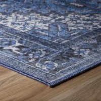 Kensington AKE38BL5X8 Blue Area Rug